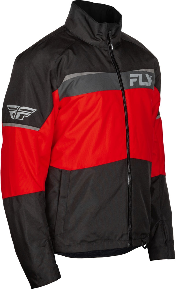 Load image into Gallery viewer, Fly Racing Aurora Jacket (Large, Red/Black)
