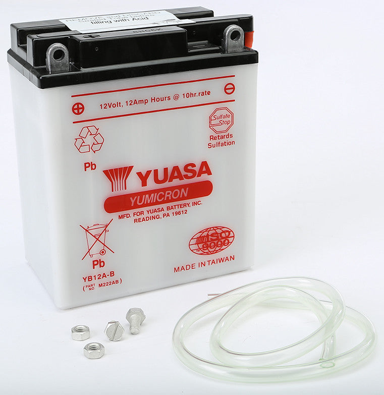Yuasa YUAM222AB Yumicron Battery - YB12A-B