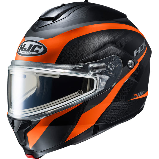 Hjc C91 Taly Snow Helmet with Electric Shield (XXXXX-Large, Semi-Flat Dull Orange (MC-7SF))