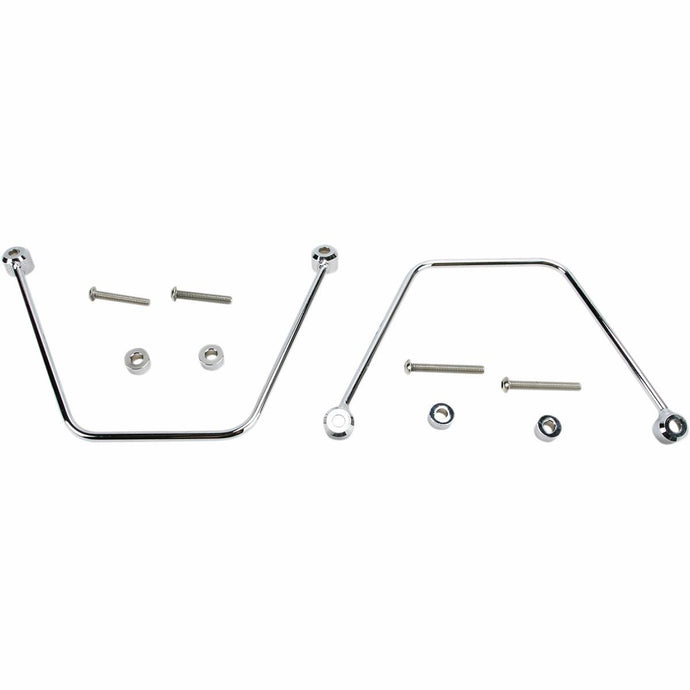 Cobra 02-6225 Saddlebag Supports - Chrome