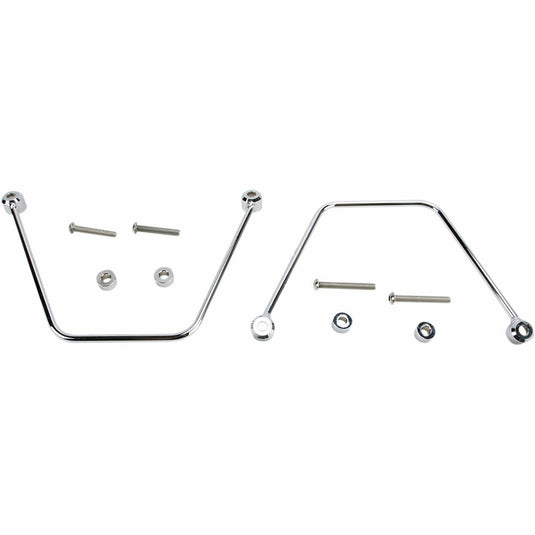 Cobra 02-6225 Saddlebag Supports - Chrome