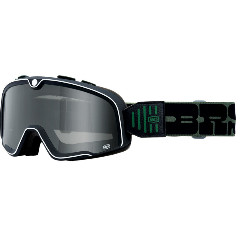 100% Barstow Classic Goggles Green/Black / Smoke Lens Green