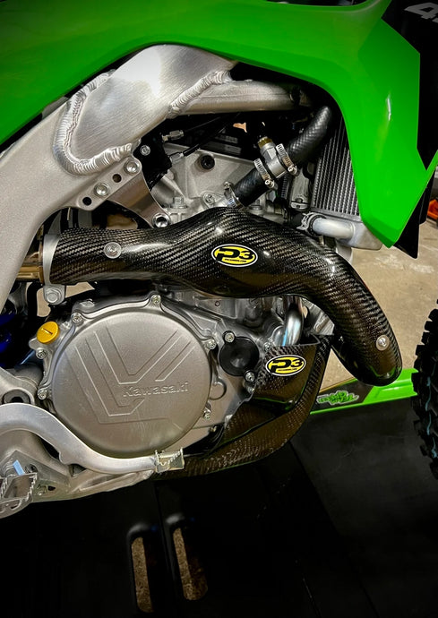 P3 206075 Carbon Fiber Header Heat Shield
