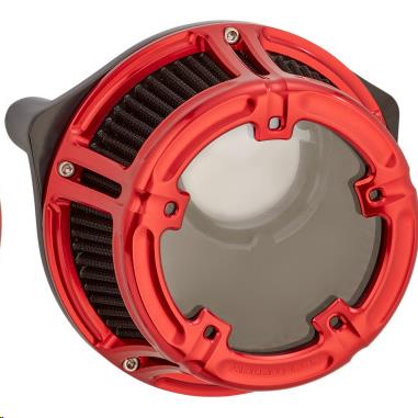 Arlen Ness 18-170 Method Clear Sucker Air Cleaner Kit - Red Anodized