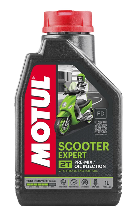 Motul 105880 Scooter Expert 2T Technosynthese Oil - 1lt
