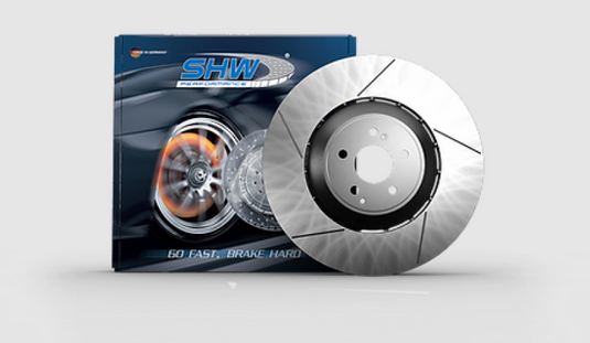 Shw Performance PFL49725 SHW Slotted Lightweight Rotors