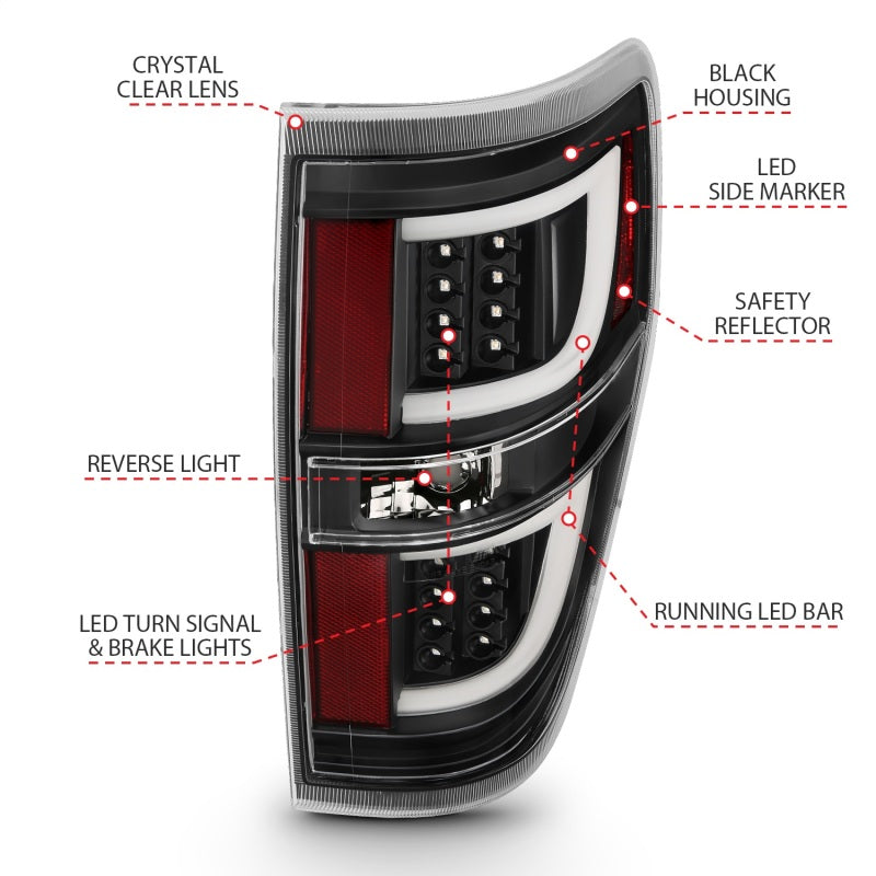 Load image into Gallery viewer, Anzo 311257 ANZ LED Taillights
