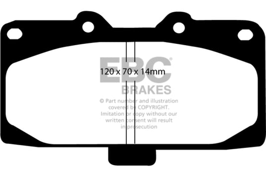 Ebc DP31200C EBC Redstuff Brake Pad Sets