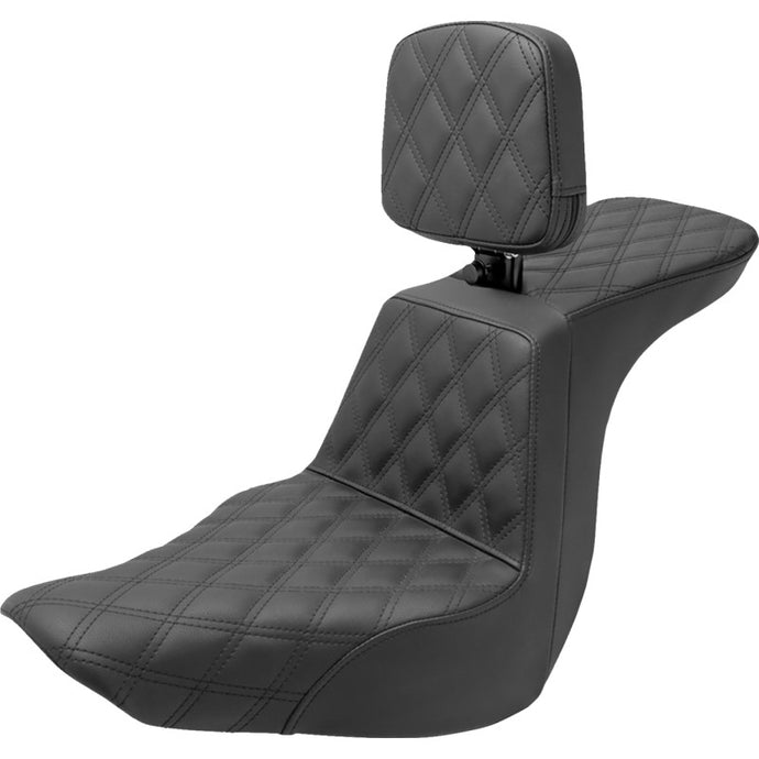 Saddlemen 818-29-195BR Tour Step-Up Full LS Seat with Drivers Backrest