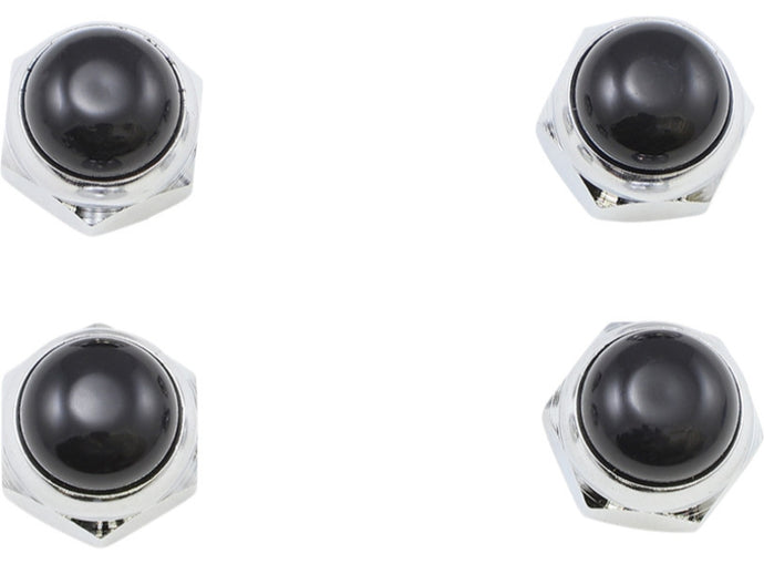 Eastern Motorcycle Parts V-13-245 Nut Rocker Shaft - Black/Chrome