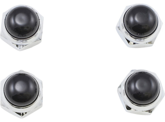 Eastern Motorcycle Parts V-13-245 Nut Rocker Shaft - Black/Chrome