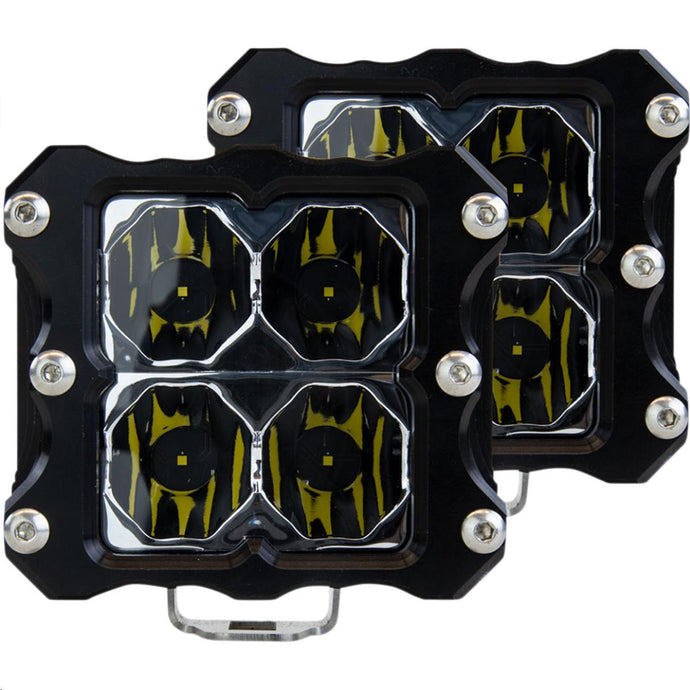 Heretic Studio 52207 6-Series Quattro Flood Light - Black