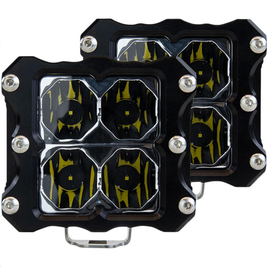 Heretic Studio 52207 6-Series Quattro Flood Light - Black