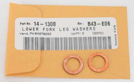James Gasket JGI-45398-96 Lower Fork Leg Copper Washer
