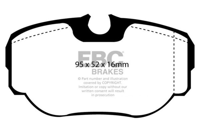 Ebc DP61038 EBC Greenstuff Brake Pad Sets