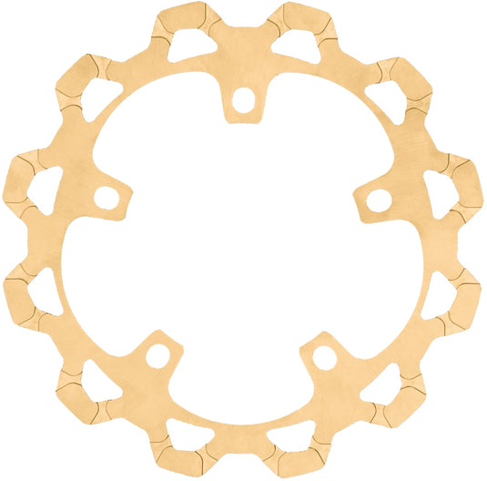 Lyndall Racing Brakes 6-632 Touring One Piece Rotor - 12.5in. - Gold