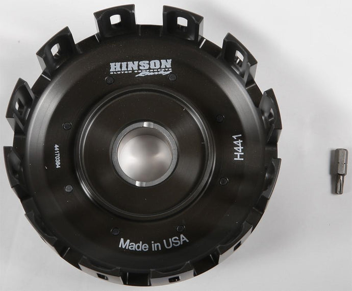 Hinson Racing H641-B-1901 Billet Clutch Basket with Kickstarter Gear