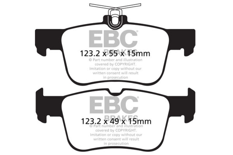 Load image into Gallery viewer, Ebc DP42160R EBC Yellowstuff Brake Pad Sets
