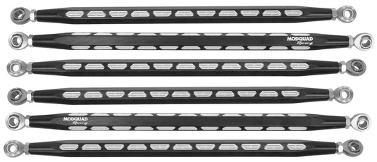 Modquad CA-RR-X3RS-HEX Hex Rear Radius Rods - 72in. - Black-Recut