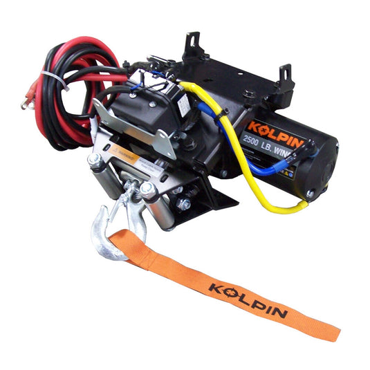 Kolpin 26-1020 Steel Quick Mount Winch - 2500lbs.