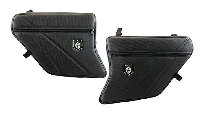 Pro Armor P144055BU Pro Armor Door Knee Pads with Storage - Black/Blue