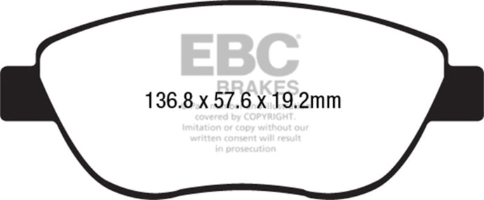 Ebc DP32212C EBC Redstuff Brake Pad Sets