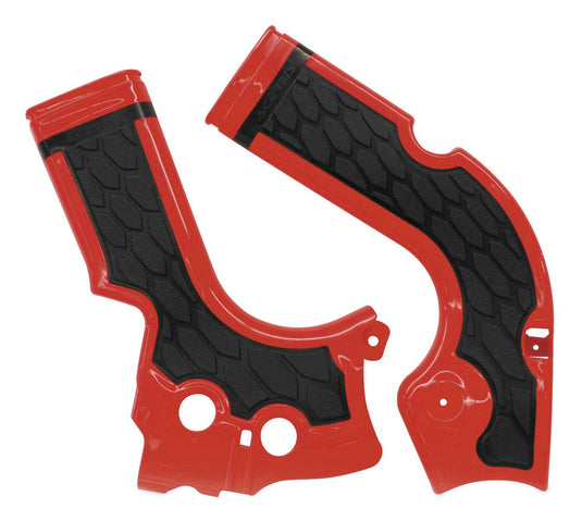 Acerbis 2736331018 X-Grip Frame Guards - Red/Black