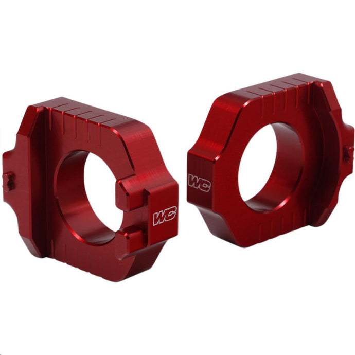 Works Connection 17-270 Elite Axle Blocks - Red