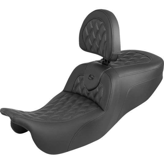 Saddlemen 815-07-206B0 RoadSofa CF LS Seat with Backrest