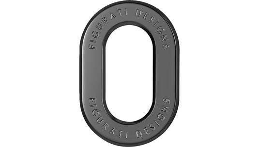 Figurati Designs FD60-ANTRG-BK-LT Antenna Ring - Black Smooth