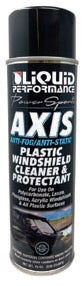 Liquid Performance Racing 0109 Axis Plastic Windshield Cleaner and Protectant - 19 Oz.