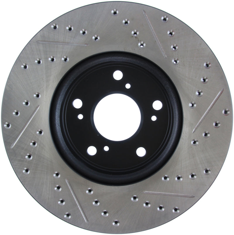 Load image into Gallery viewer, Stoptech 127.40086R ST Slot &amp; Drill Brake Rotors
