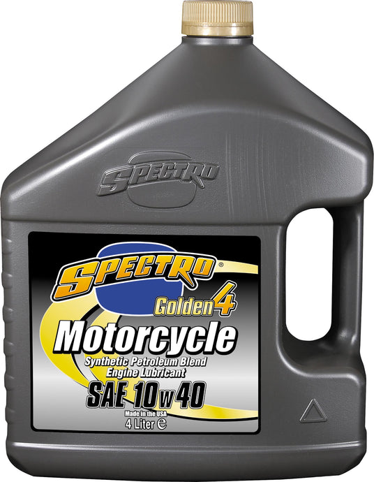 Spectro 310349 Golden Motorcycle Semi-Syn 4T - 10W40 - 4lt. - 4/Case