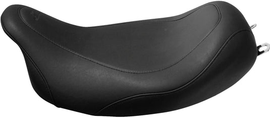 Mustang 76692 Wide Tripper Solo Seat - Smooth - Black