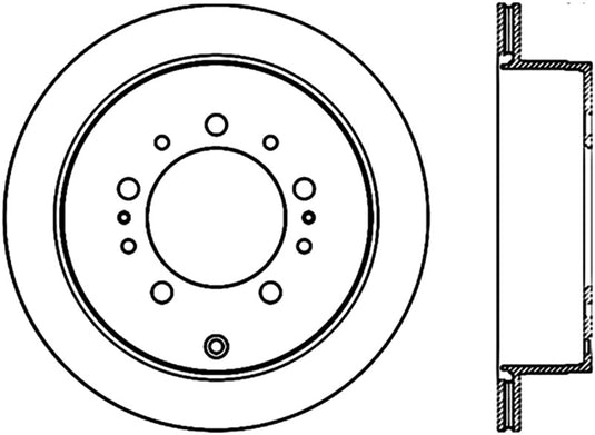 Stoptech 126.44157CSR ST Slotted Sport Brake Rotors