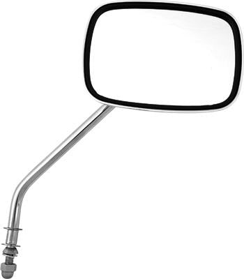 Harddrive 30-851 Oblong OE Style Mirror - Chrome - Left/Right - 3 1/2in. x 5in.