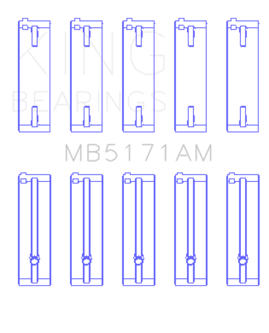 King Engine Bearings MB5171AM KING Main Bearings