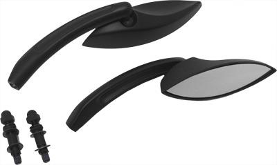 Harddrive 18-223 Custom Eliptical Mirrors - Black