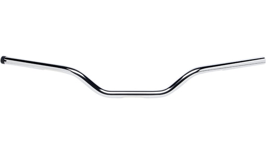 Biltwell Inc. 6008-1057 1in. Throttle-By-Wire Tracker Mid Plug Handlebar - Chrome