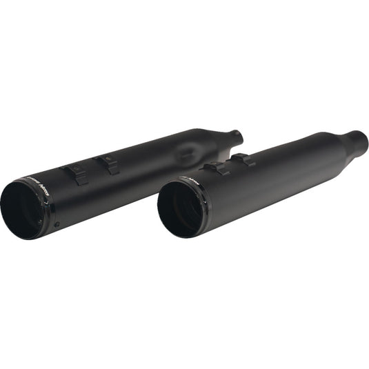 Khrome Werks 202940 4.50in. HP-Plus Slip-On Muffler - Black Race Tip