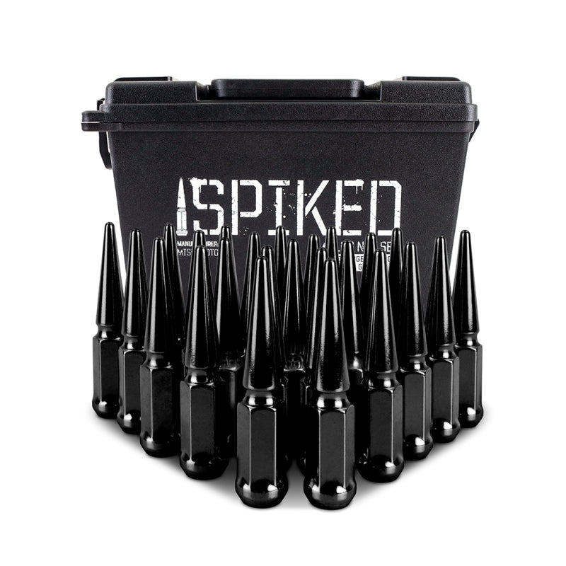 Load image into Gallery viewer, Mishimoto MMLG-SP1415-24BK MM Lug Nuts - Steel
