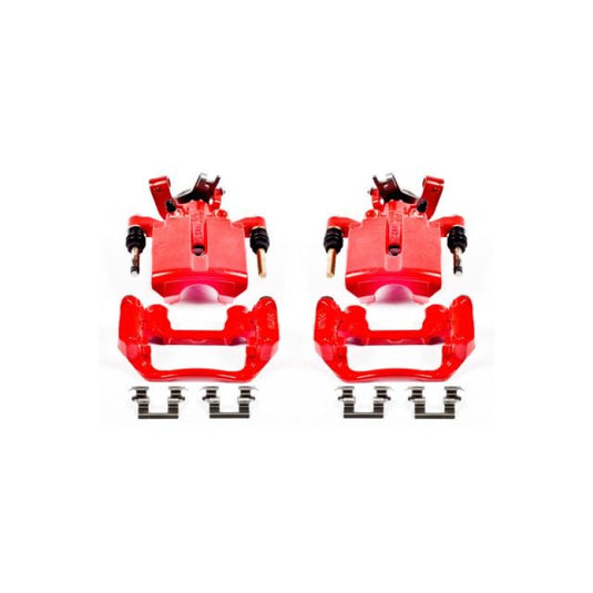 Powerstop S4892 PSB Red Calipers