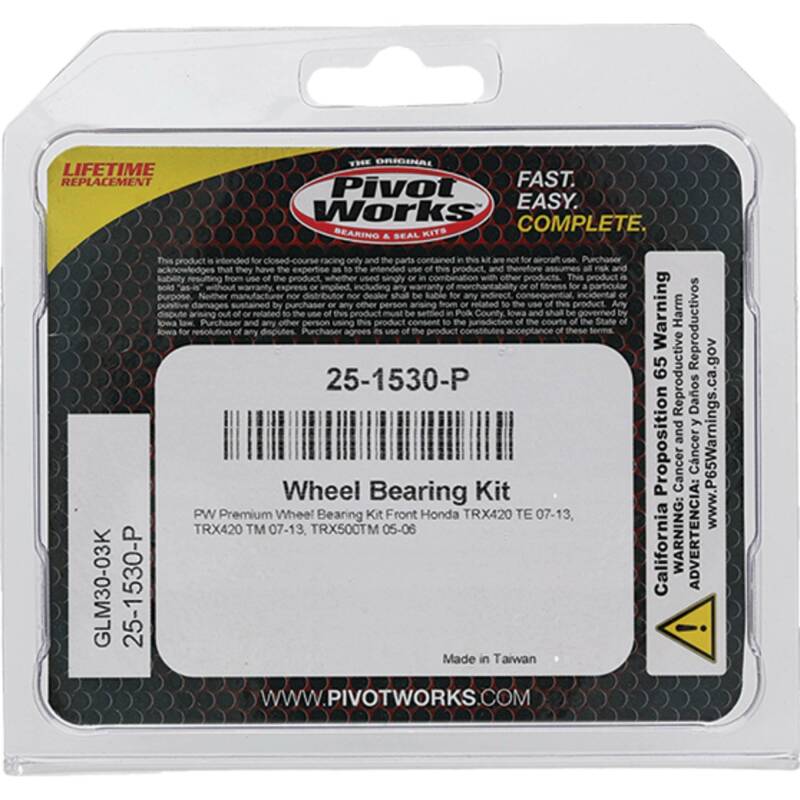 Load image into Gallery viewer, Pivot Works 25-1530-P PIV Wheel Bearing Kit
