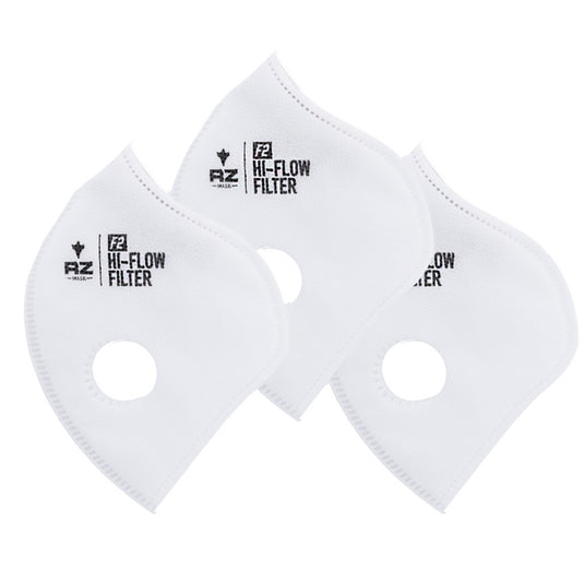 Rz Mask F2 High Flow Replacement Face Mask Filters - XL - 3Pk
