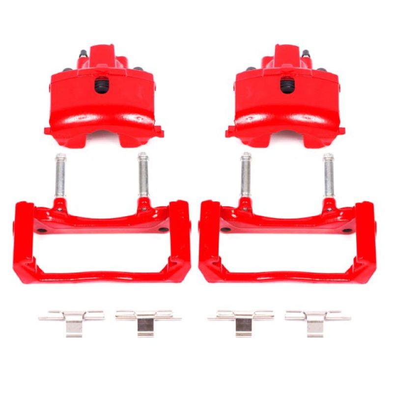 Load image into Gallery viewer, Powerstop S4836 PSB Red Calipers
