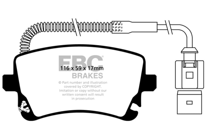 Ebc DP21470 EBC Greenstuff Brake Pad Sets