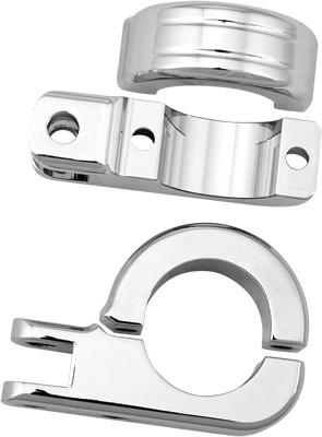 Harddrive P77-6005 Bar End Footpeg Male Mount Clamps - 1-1/2in.