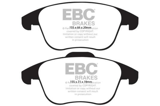 Ebc DP41997R EBC Yellowstuff Brake Pad Sets