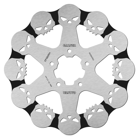 Galfer Brakes DF680RH Standard Skull Brake Rotor - Stainless