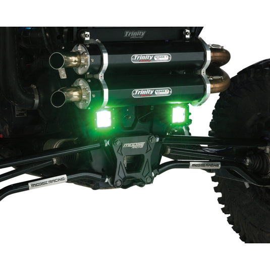 Moose Utility MSE-LPKITG Green Series Single Row LED Light Bar - 3in. - 20x2W - 1800 Lumens